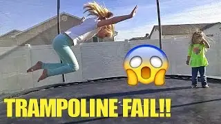 Trampoline Trick Gone Wrong!! Kids Gymnastics Class Fun With Dad | Ball Pit Fails