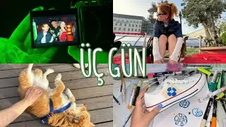 davetler, ayakkabı boyadım - 3 GÜN VLOG❤️‍🔥