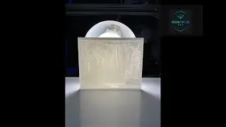 Lithophane 3d Print Waterfall Time Lapse #Short #lithophane #3dprint