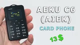 Телфон-кредитка AEKU C6. Полный обзор