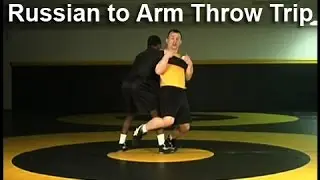 Outside Trip Arm Throw from 2 on 1 - Cary Kolat Wrestling Moves