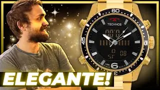 [Unboxing] Relógio Masculino Technos BJK203AAD/4P Performance Ana/Digi DOURADO!
