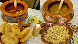 مٹی کے برتن میں کھانا پکانے کے حیرت انگیز فائدے 😱| Served this delicious food in clay pots