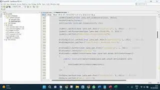 Netbeans Java application(GUI, OOP, DB): Part 2 -  Design GUI in Netbeans
