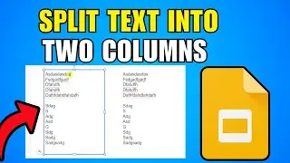 How To Split Text Into Two Columns In Google Slides (2026) (Step By Step Guide)