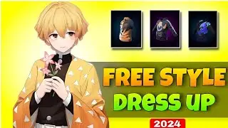 Top 5 Free Style Dress Combination 2024 No Top up Dress Combination Free Fire #freefire