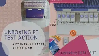 Mon Test Complet de la Punchboard Letter CRAFTS&Co de chez ACTION : top ou flop ?