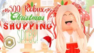 Aesthetic Winter/Christmas Roblox Shopping Spree! | 500 robux | SunlitPine