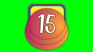 15 Second Countdown Timer || Green Screen Video || 15 Sec Interval Timer