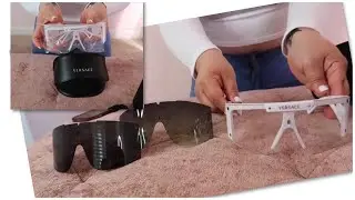 Unboxing, VERSACE Gafas De Sol / Medusa Icon Shield Sunglasses / #versace #sunglasses