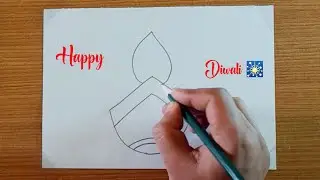 Diwali Diya - Easy Drawing Tutorial