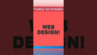 How To Create Pure CSS Floating Text Animation | Font Moving Effects Advance CSS3 Keyframes 