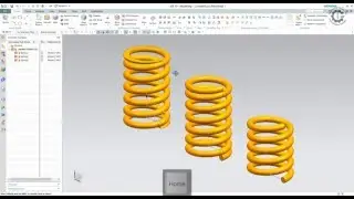 Siemens PLM NX GC Toolkit - Compression Spring Modeling