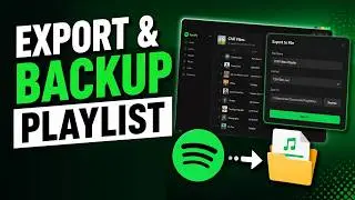 How to Export Spotify Playlist to Text Files | Edit & Backup