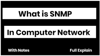 What is SNMP || Simple Network Management Protocol