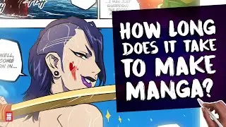 Drawing 3 Manga Pages From Idea to Finish! REAL TIME x2