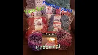 Unboxing/Premier yarn/Good deals/Yarn love/Yarn fun