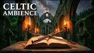 Celtic Instrumental Music for Study & Reading • Peaceful Ruined Abbey Ambience (3 Hours)