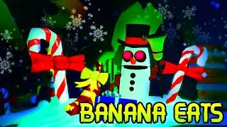 Banana Eats Christmas UPDATE 2021 (New Skins, Secrets and CODE!)