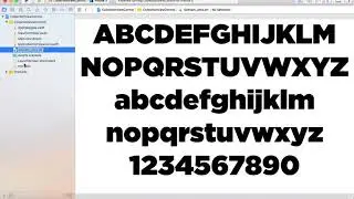 How to Add Custom Font in IOS Swift 4 and XCode 9