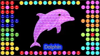 Color Balls - Sea Animals - Names & Sounds for Kids | English educational video