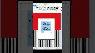 "Create a Father's Day Card in MS Paint | Easy Tutorial" #mspaint