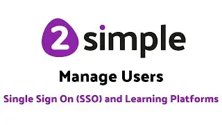 Single Sign On (SSO) and Learning Platforms | 2Simple