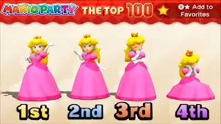 Mario Party The Top 100 Minigames  Peach Vs Mario Vs Daisy Vs Waluigi Master COM