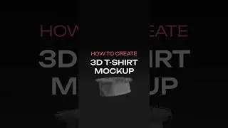 Convert 2D T-shirt Designs to 3D #blender #streetwear #clothingbrand
