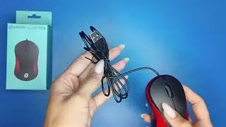 Мышь USB Oklick 115S черный красный оптическая для ноутбука