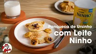 Panqueca de ursinho com Leite Ninho