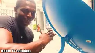 How to install your dstv statelite dish from scratch.
