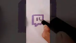 twitch logo drawing