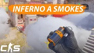 CS2 Inferno A - Important Smokes You Must Know !! + Giveaway
