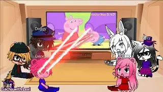 |Gacha Club| 🐷 Peppa Eats Her Shoes!! - Peppa and Roblox Piggy Funny Animation | Piggy Meme Reaction