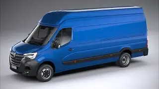 3D Model Renault Master L4H3 2020 at 3DExport.com