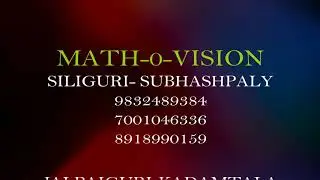 MATH 0 VISION DARJEELING WINTER CRASH COURSE HURRY UP