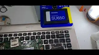 Asus X441MA upgrade RAM dan SSD
