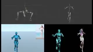 Directly generating results in mixamo format: redirecting display