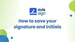 Digitally sign documents with your e-signature and initials