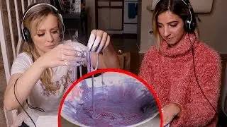 Oobleck ASMR Slime Making with THE GABBIE SHOW and ANNELISE