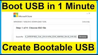 How to Create Bootable Windows USB | Install Windows from USB