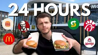 MMA Fighter Only Eats Fast Food for 24 Hours *LIES EXPOSED*