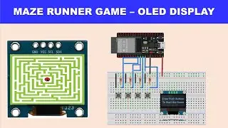 Maze Runner OLED ESP32 | Arduino OLED Animations, Arduino UNO, u8g2, Adafruit GFX, SSD1306, SSD1309