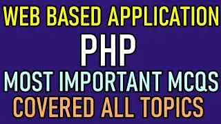 PHP MCQ Questions with Answers | Web Based Application | MSBTE MCQ Question Bank | 