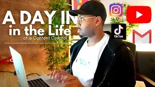 A CHILL Day In The Life of A Content Producer! | Editing, Emails, and More..