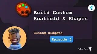 Build Custom Scaffold & Shapes; Food Delivery App Ep5