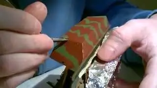 Marder I camo paint with liquid mask part 1