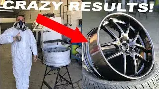 IDIOT ATTEMPTS TO POWDER COAT HIS OWN WHEELS......