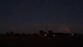Intense lightning storm
